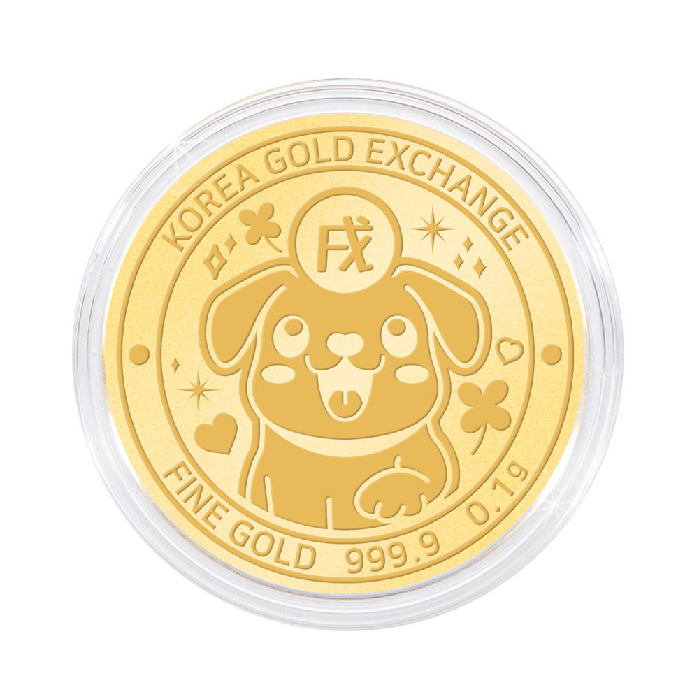 한국금거래소 개 순금 코인(메달) 0.1g
